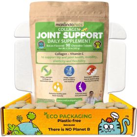 Joint Support for Dogs Collagen for Dogs and Cats Joint Supplement for Dogs with Vitamin C supports Joint Health Mobility Elasticity and Flexibility D