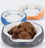 Dog Beds for Small Dogs - Round Cat Beds for Indoor Cats, Washable Pet Bed for Puppy and Kitten with Slip-Resistant Bottom grey