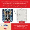 Bernese Mountain Dog My Angel Porcelain Ornament Christmas Tree Hanging Decorations for Home Christmas Holiday, Rectangle, Gift, Multicolor