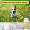 Immune Support Dog Supplement Dog Allergy Relief with Vitamins Minerals Echinacea and Brewers Yeast for Dogs Immunity Dog Health Supplies Dog Itch Rel