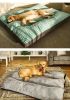 Up to 100 lbs Dog Mat Sleeping Dog Mattress Floor Mat Removable And Washable Dog Kennel Large Dog Kennel Pet Pad Dog Mat Soft Comfortable Bed