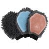 Pet Bathing Brush 2-in-1 Grooming Glove Elegant Dog Grooming Tool For Brushing, Massaging